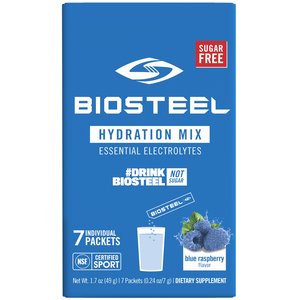 BioSteel Sports Hydration Mix 
Blue Raspberry (7p) 49g
