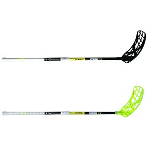 Unihockey-Stick Exel L 
School black (yellow X-blade) uniflex 101cm SB round
