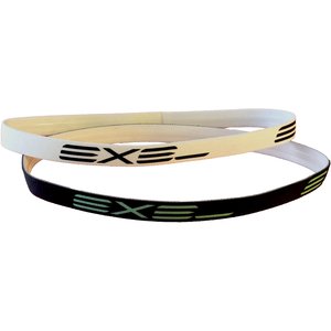 Headband EXEL 
Slim 2-pack white/black + black/mint