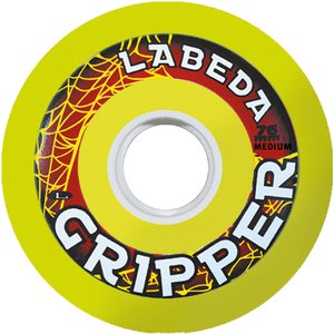 Wheels Labeda Gripper medium yellow Indoor (4pack)