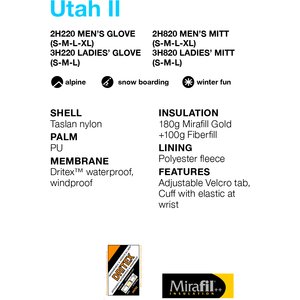 Gants Auclair Utah II
Mitt Men's noir S 2H820