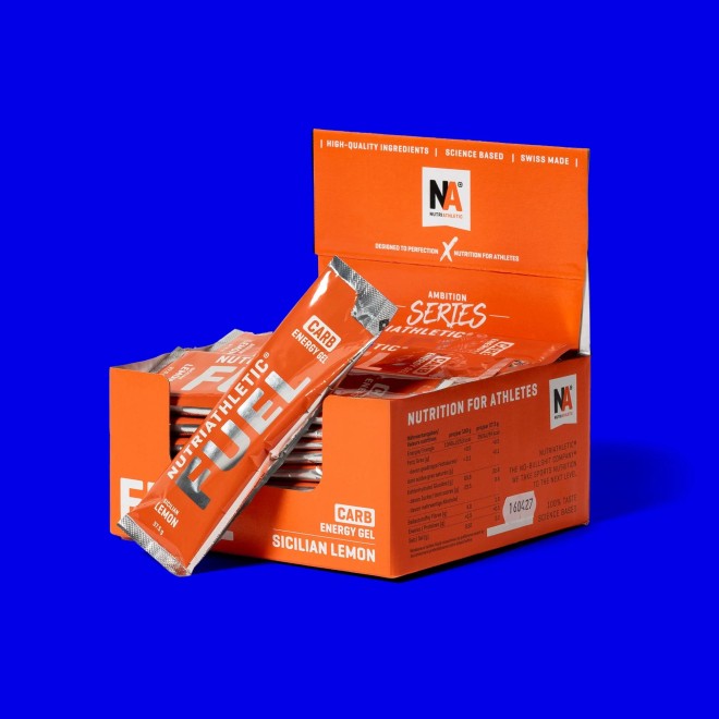 NA FUEL GEL CARB ENERGY SICILIAN LEMON / Caractéristique : citron de Sicile / Nutrition sportive : énergie et endurance