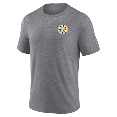 FANATICS TRIBLEND T-SHIRT BOSTON BRUINS GREY