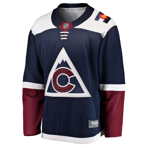 FANATICS BREAKAWAY BRANDED JERSEY COLORADO AVALANCHES ALTERNATE