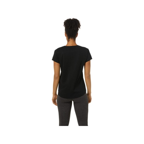 ASICS T-SHIRT BIG LOGO TEE LADY SCHWARZ SR