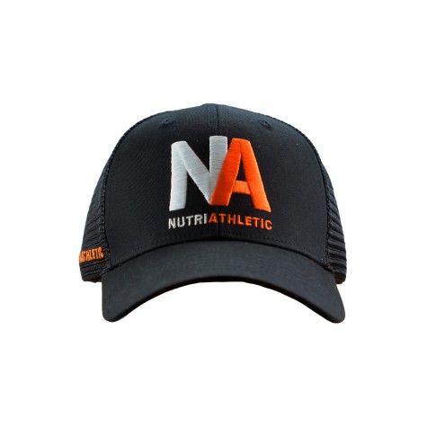 Cap Nutriathletic Curved Trucker Snapback / Farbe: schwarz / Größe: One Size fits most