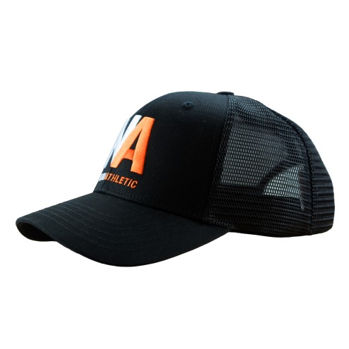 Cap Nutriathletic Curved Trucker Snapback / Farbe: schwarz / Größe: One Size fits most