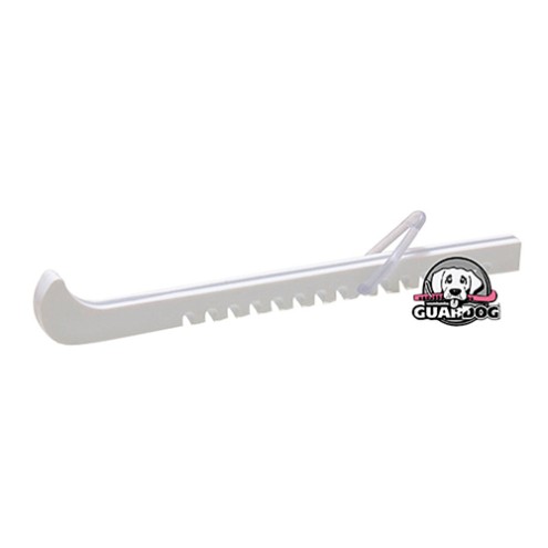 Kufenschoner Damen mit Plastikstrap / Farbe: weiss / Farbe: weiss