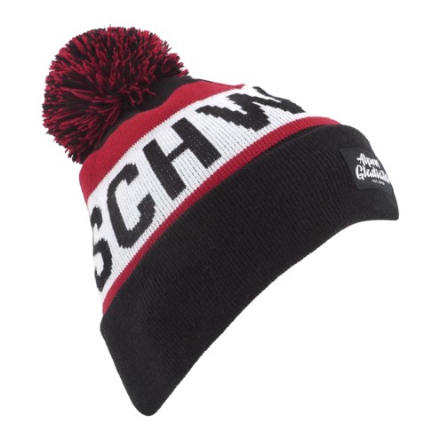 ALPENGLADIATOR BEANIE BY REMO KÄSER / Color: black/white/red / Size: One size fits most