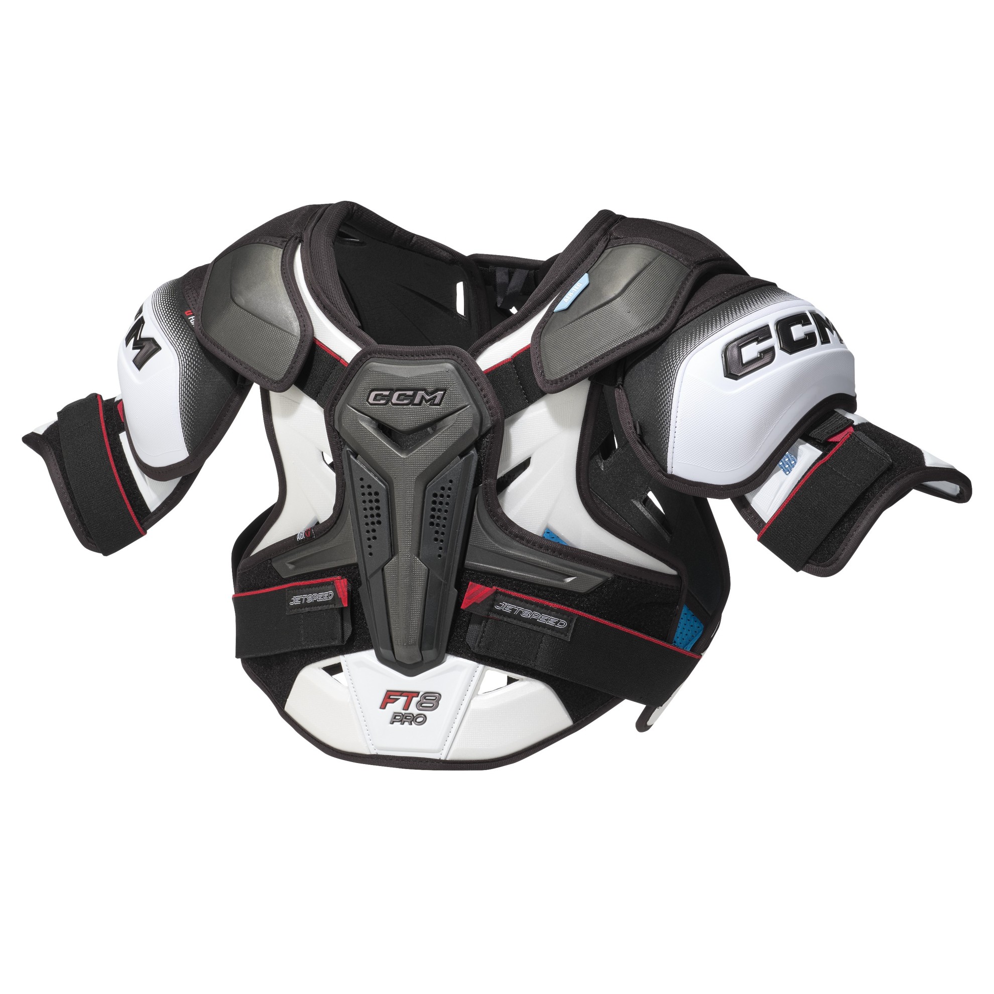 JETSPEED FT 8 PRO SR / Schutzfarbe: weiss/schwarz / Körperschutzgröße: S / Schutzgröße: SR
