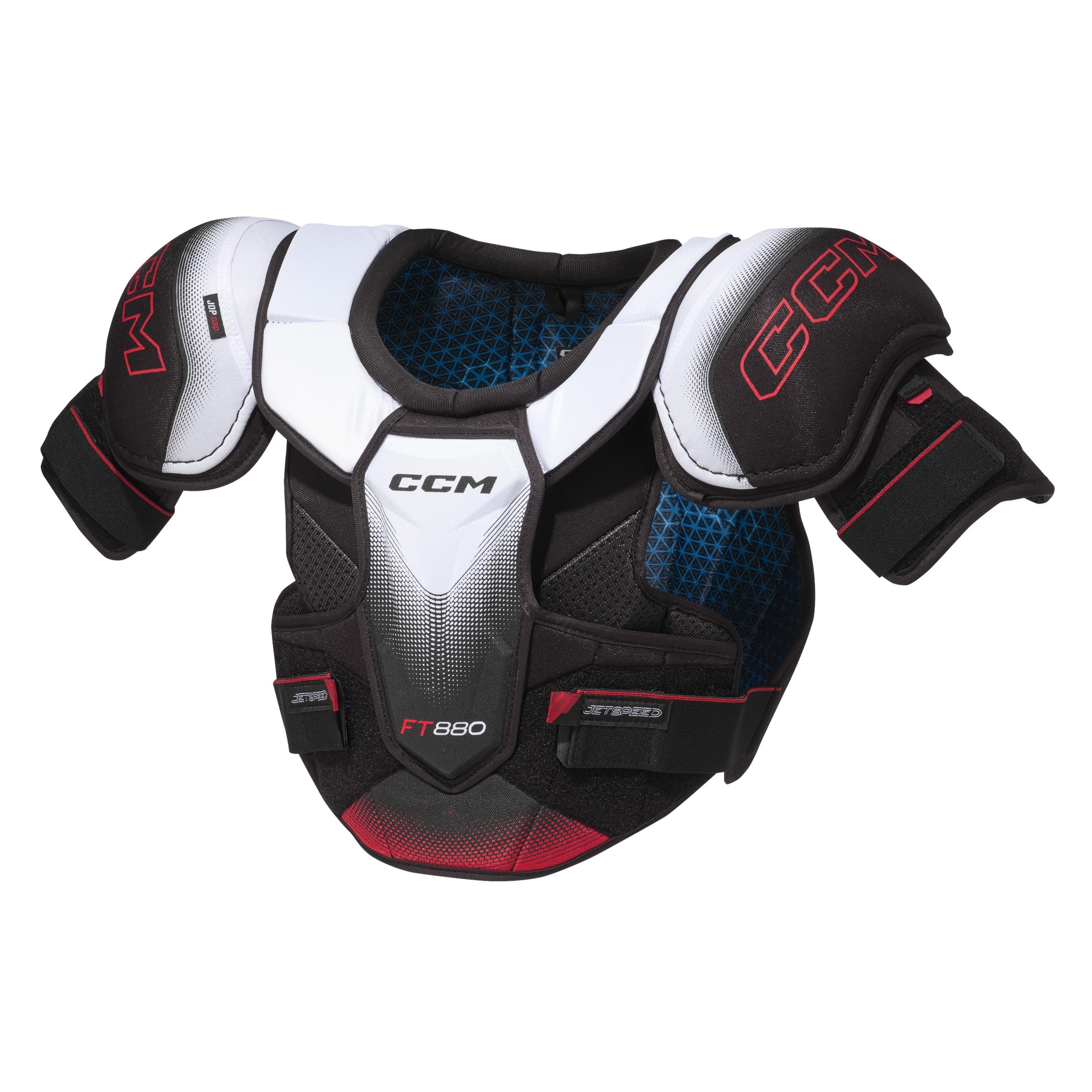 JETSPEED FT 880 JR / Schutzfarbe: schwarz/weiss/rot / Körperschutzgröße: L / Schutzgröße: JR