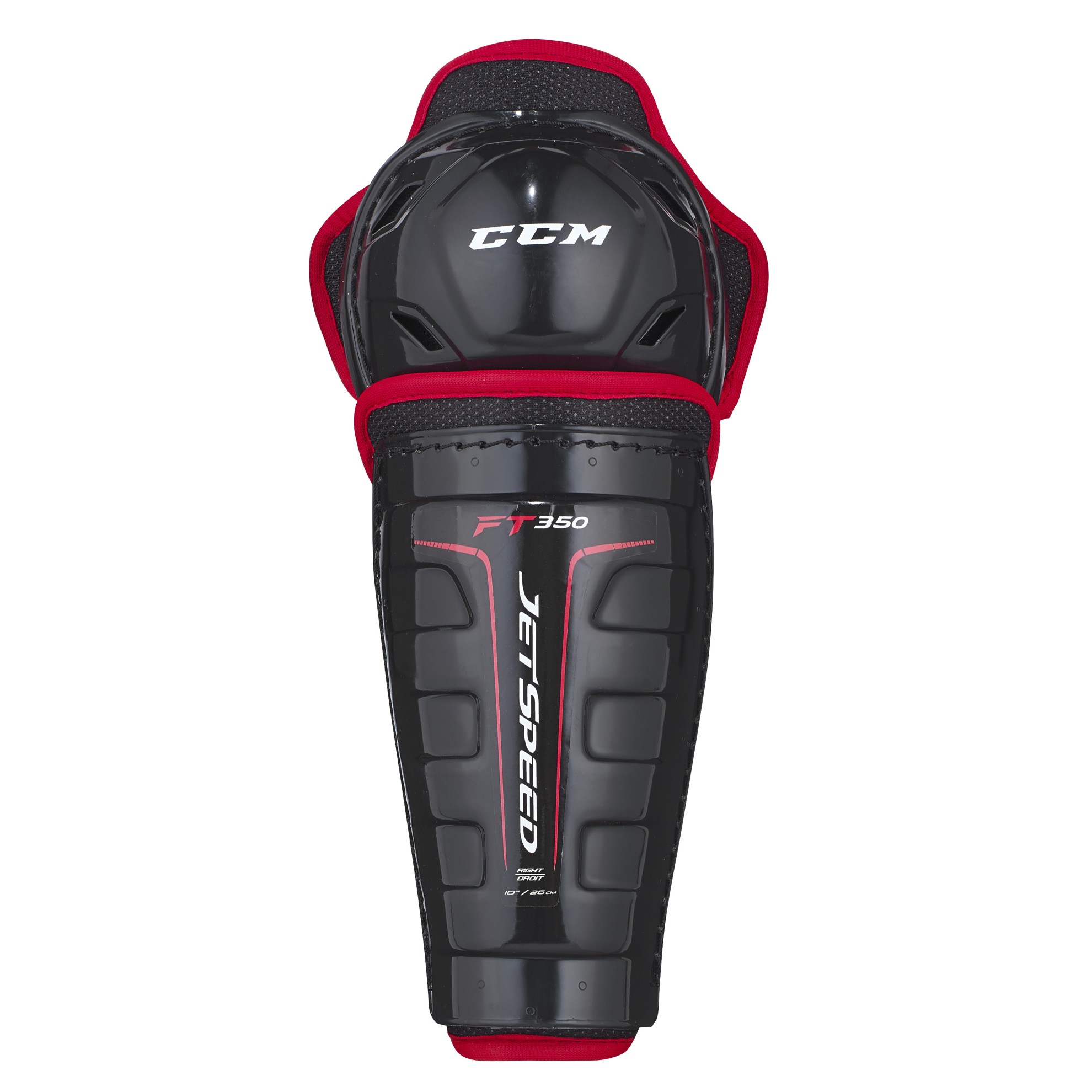 Image of CCM JS 350 YT / Schienbeinschoner in cm: 23cm / Schienbeinschonergrösse: YT / Schienbeinschonerfarbe: schwarz / Marke: CCM