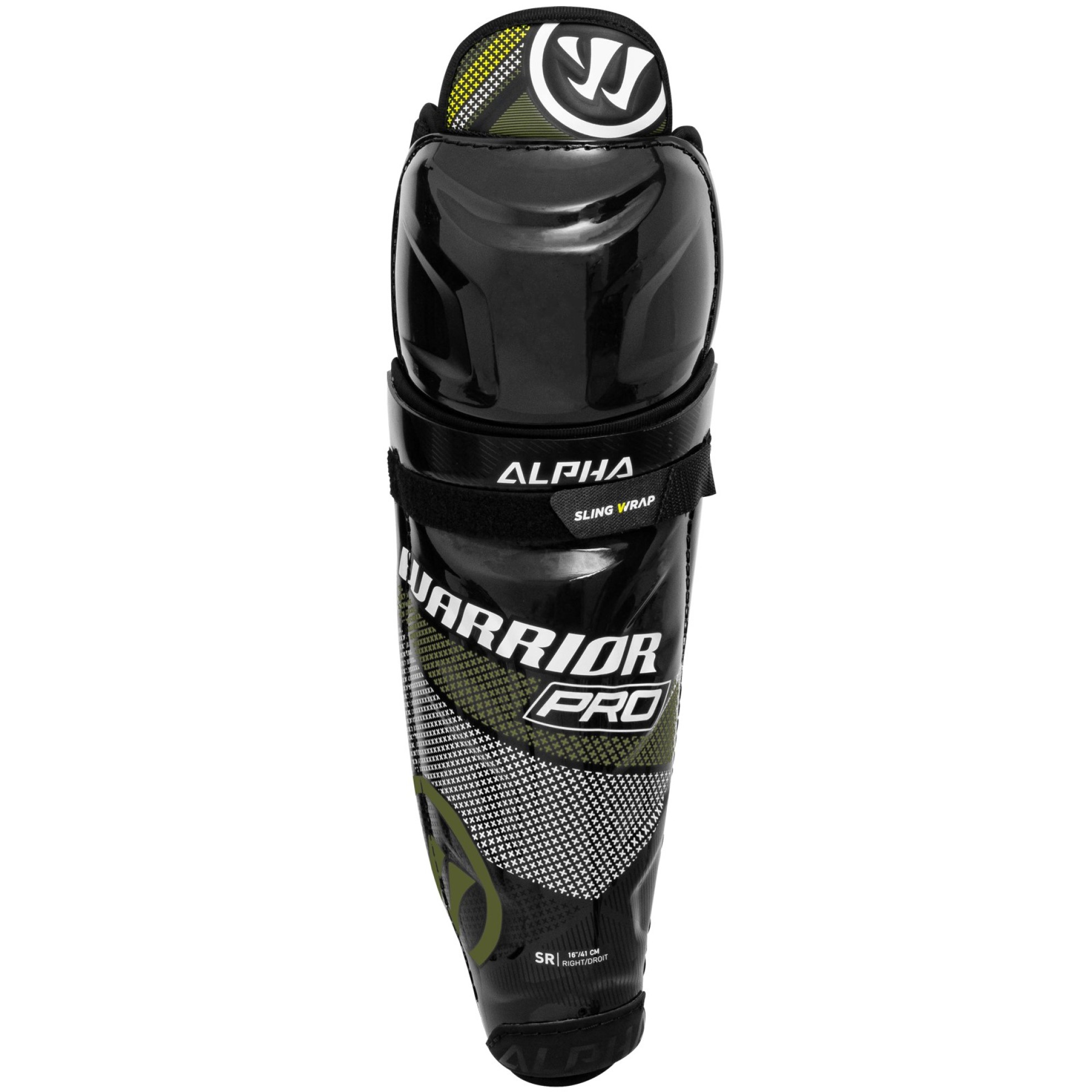 Image of ALPHA PRO JR / Schienbeinschoner in Zoll: 12Zoll / Schienbeinschoner in cm: 30cm / Schienbeinschonergrösse: JR / Schienbeinschonerfarbe: schwarz