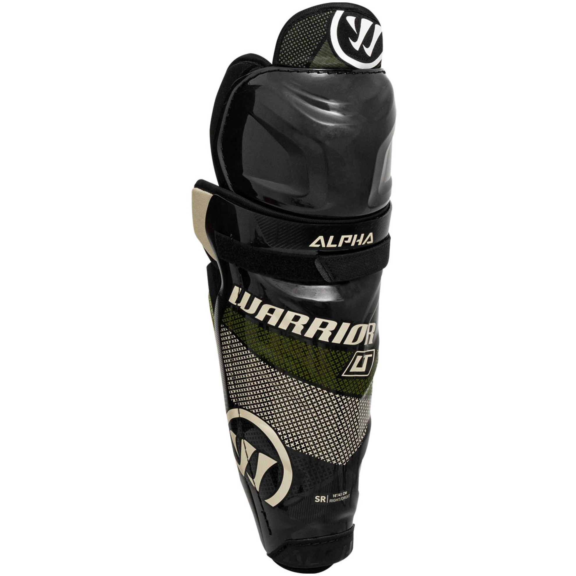 Image of SG ALPHA LITE JR / Schienbeinschoner in Zoll: 11Zoll / Schienbeinschoner in cm: 28cm / Schienbeinschonergrösse: JR / Schienbeinschonerfarbe: schwarz