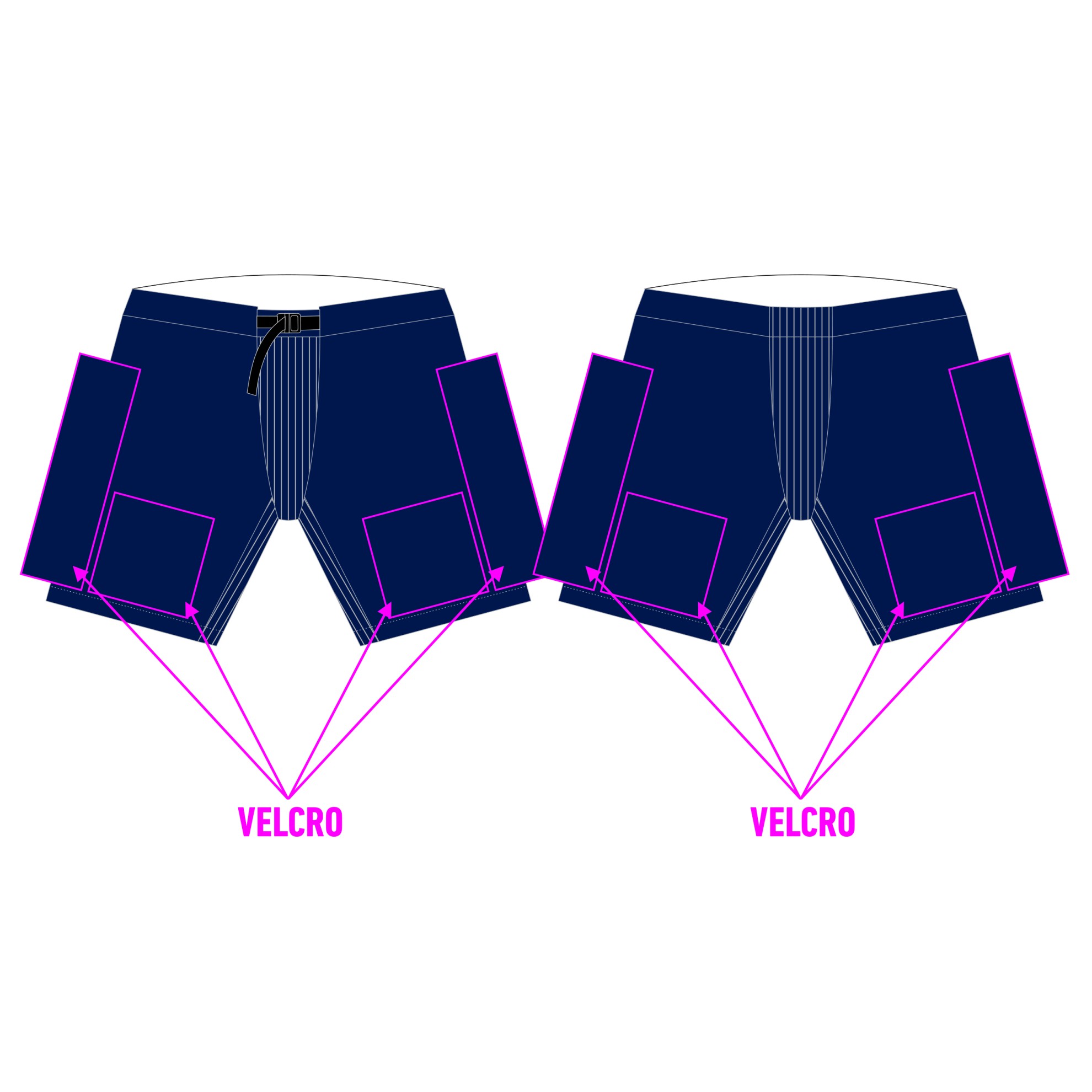 Image of INTERHOCKEY IH VELCRO NAVY SR