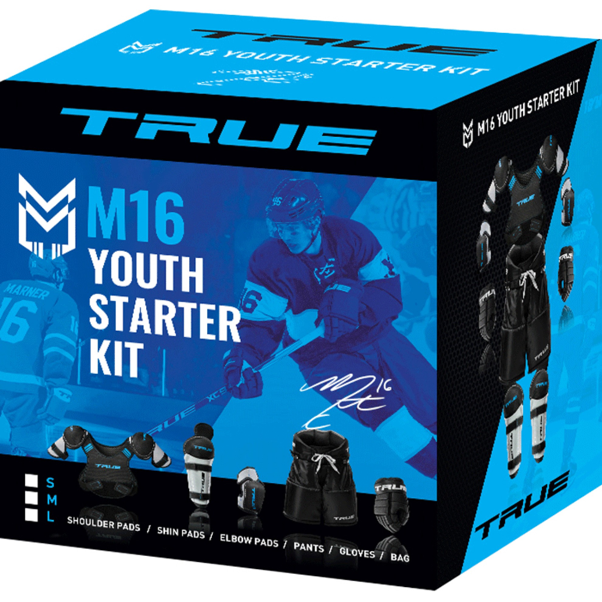 Image of STARTER KIT YT / Schutzfarbe: schwarz / Marke: TRUE / Körperschutzgröße: L / Schutzgröße: YT