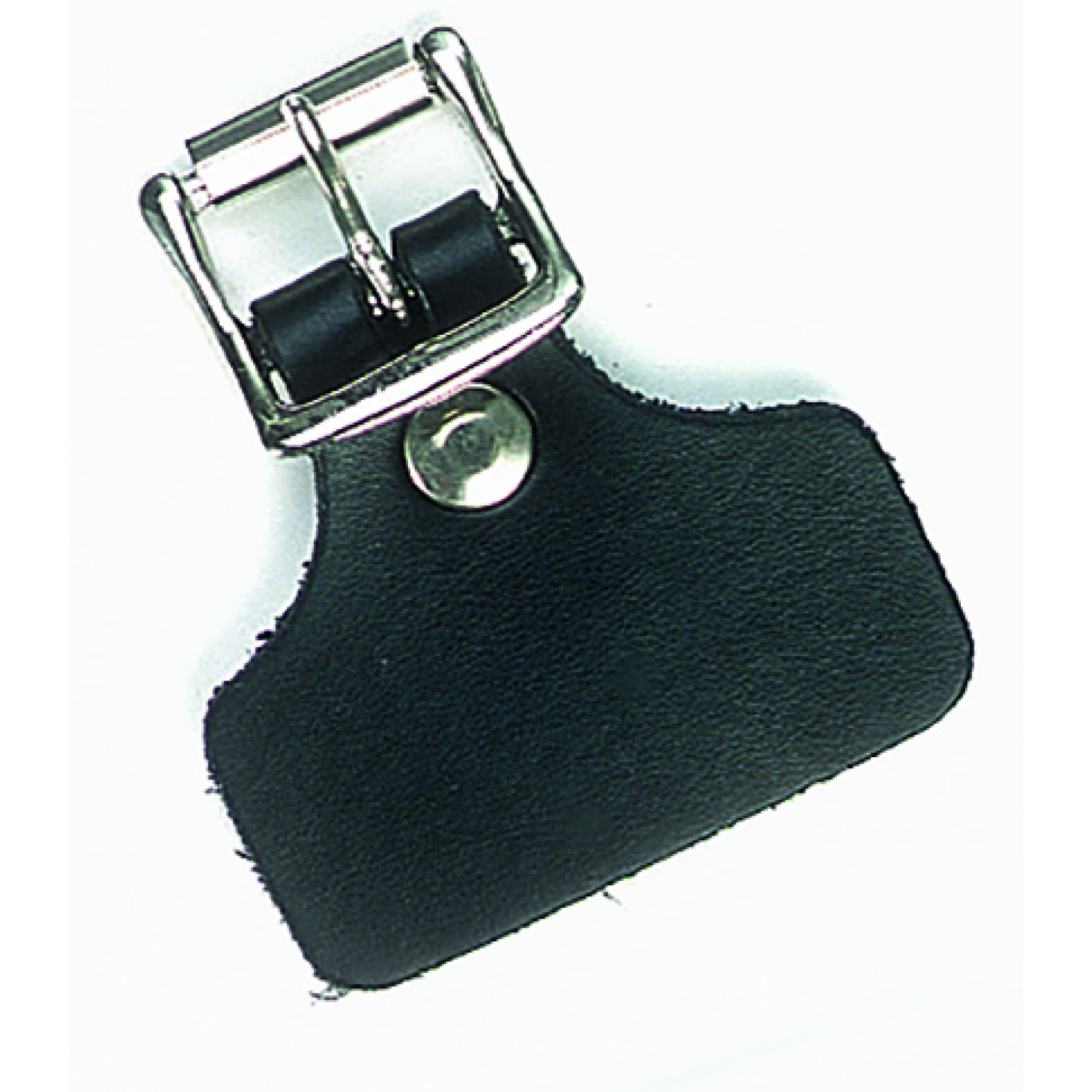 Image of SCHNALLE ZU LEDERRIEMEN / Farbe: schwarz