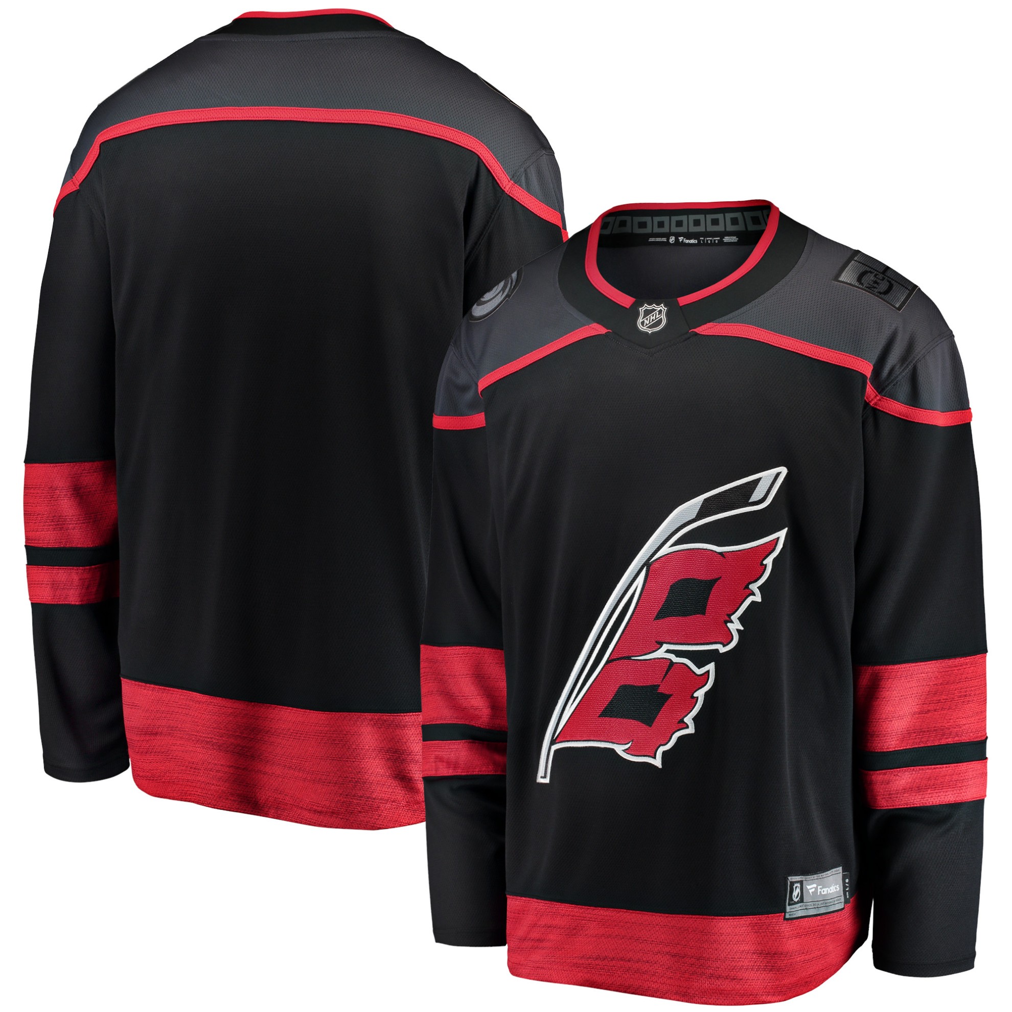 Image of BREAKAWAY JERSEY CAROLINA HURRICANES ALTERNATE / Farbe: schwarz/rot / Größe: SR / Größe: L