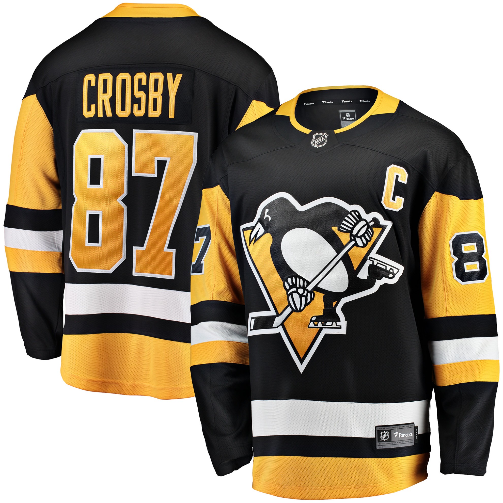 Image of BREAKAWAY JERSEY PITTSBURGH PENGUINS HOME SYDNEY CROSBY / Größe: L