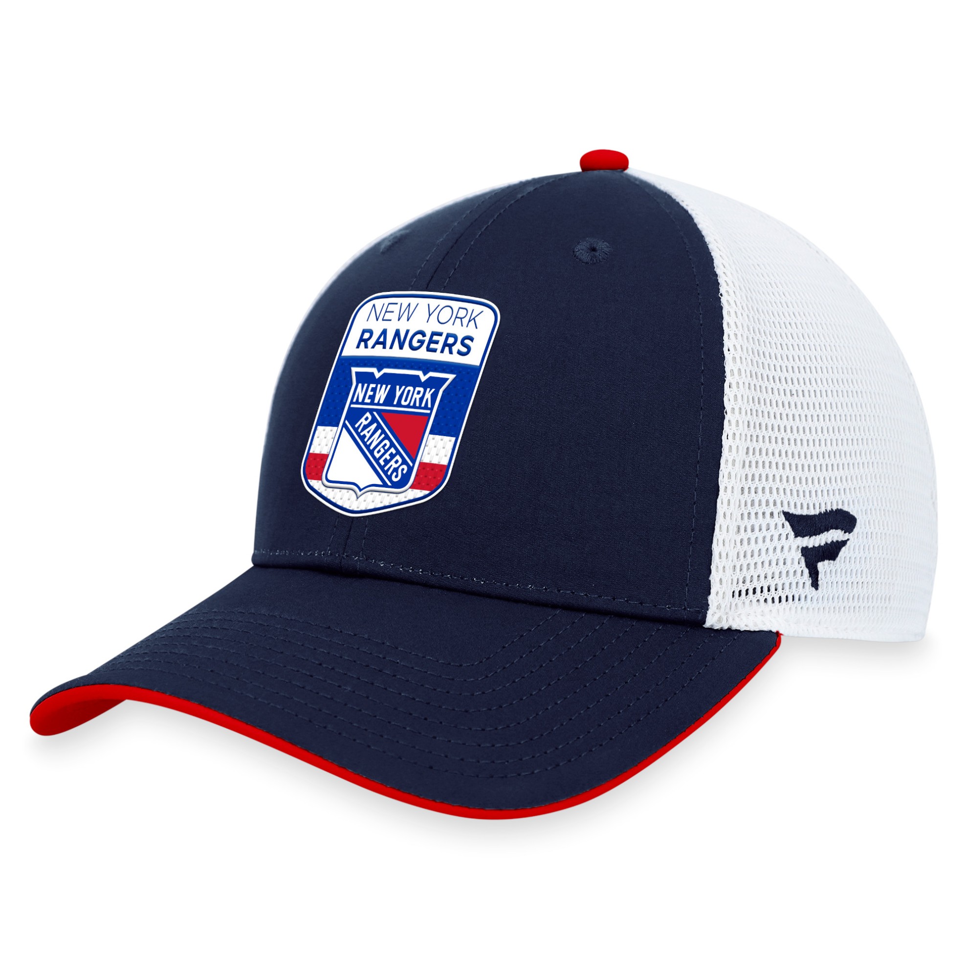 Image of AUTHENTIC PRO DRAFT TRUCKER PODIUM NEW YORK RANGERS