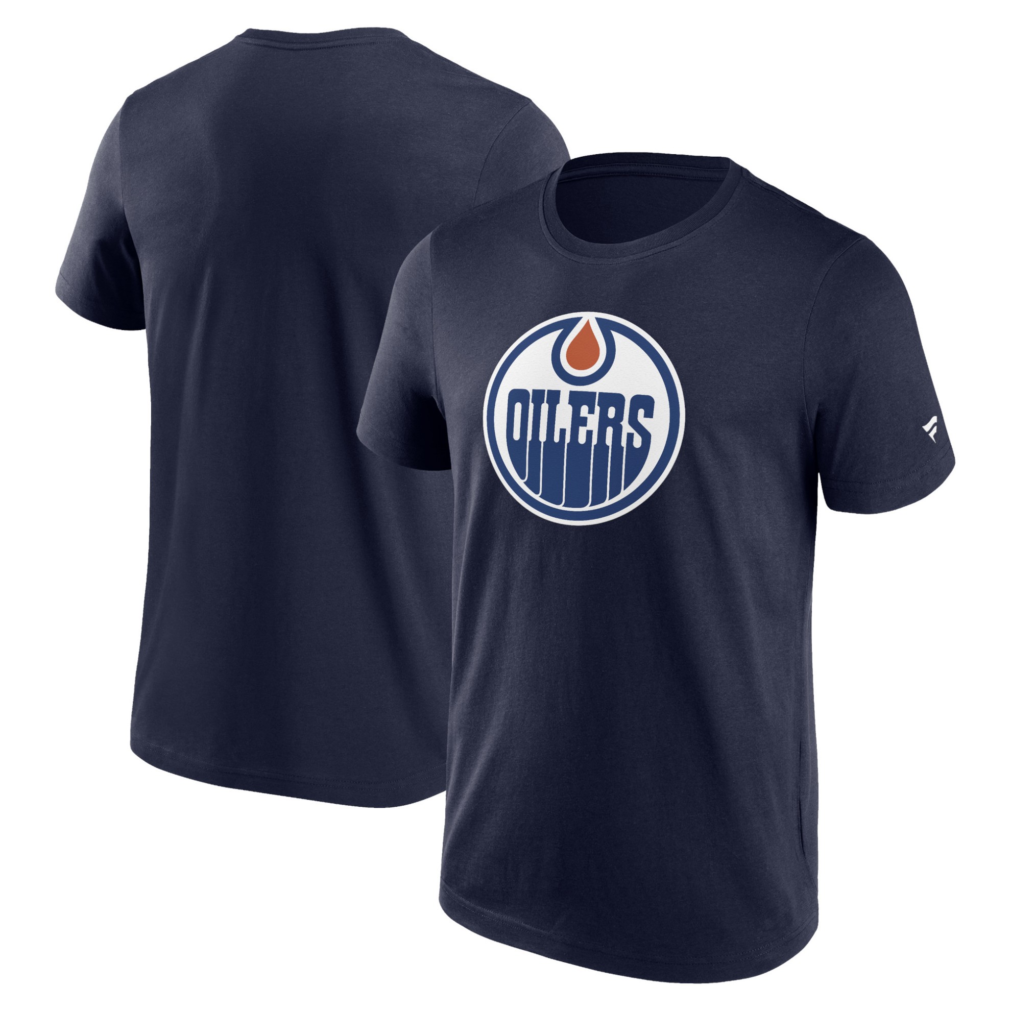 Image of FANATICS PRIMARY LOGO GRAPHIC T-SHIRT EDMONTON OILERS
