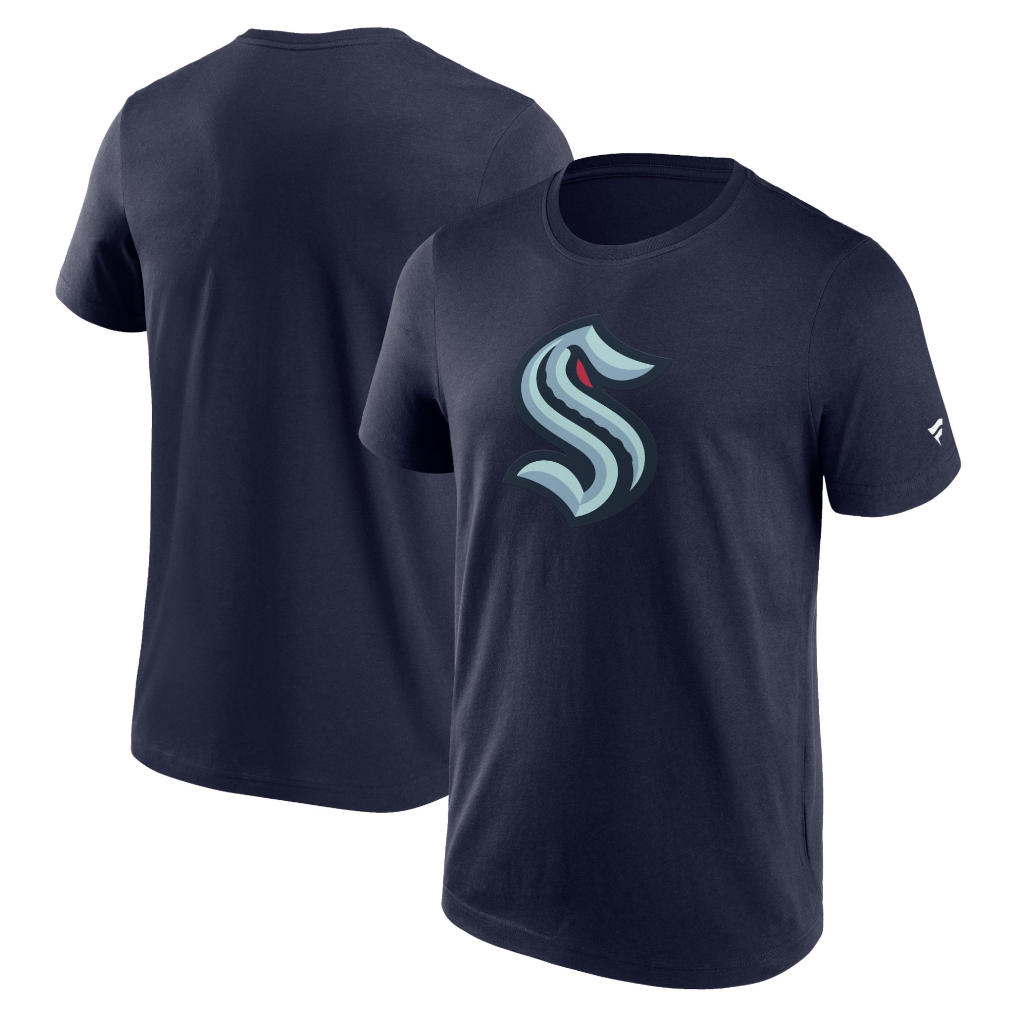 Image of FANATICS PRIMARY LOGO GRAPHIC T-SHIRT SEATTLE KRAKEN