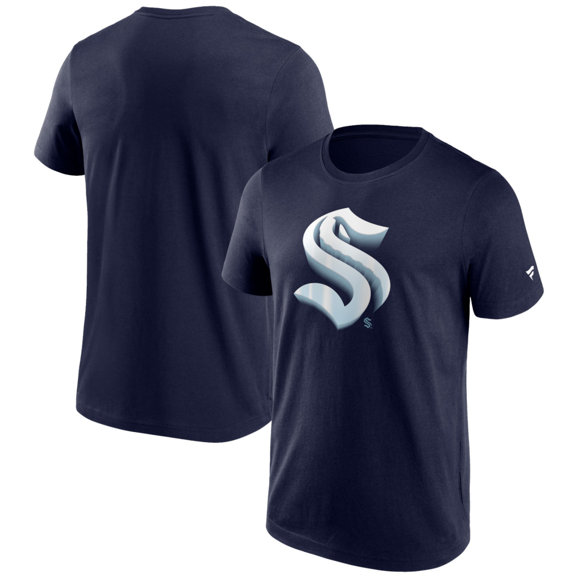 Image of CHROME GRAPHIC T-SHIRT SEATTLE KRAKEN MARITIME BLUE / Farbe: blau / Größe: L