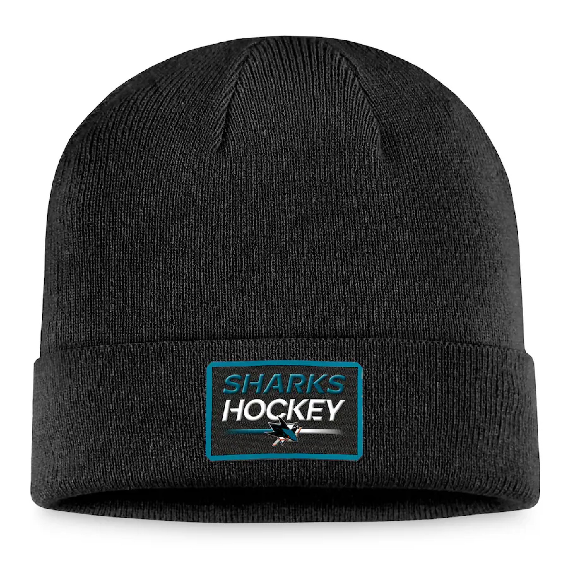 Image of AUTHENTIC PRO PRIME CUFFED BEANIE SAN JOSE SHARKS / Farbe: schwarz / Größe: One Size fits most
