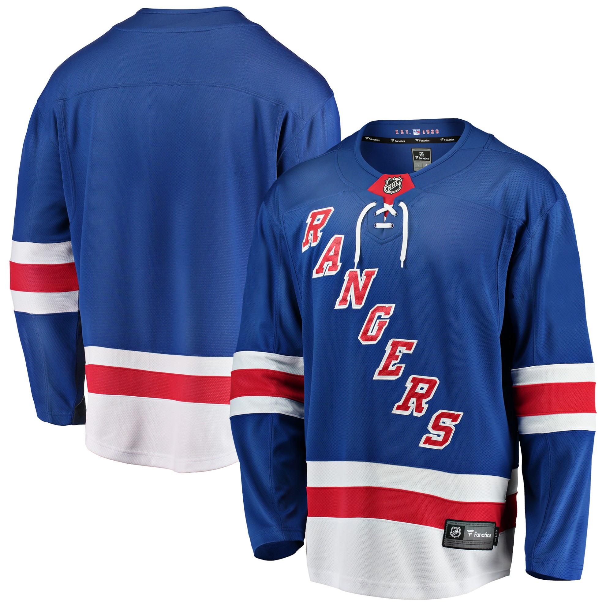 Image of BREAKAWAY JERSEY NEW YORK RANGERS HOME / Farbe: blau/weiss/rot / Größe: SR / Größe: XL