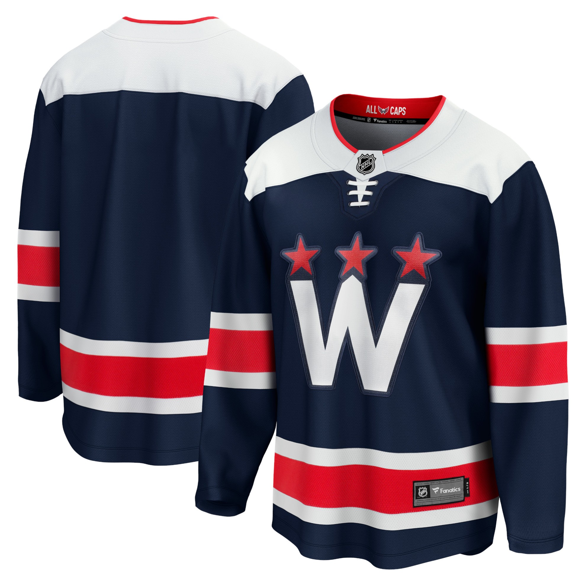 Image of FANATICS BREAKAWAY JERSEY WASHINGTON CAPITALS ALTERNATE