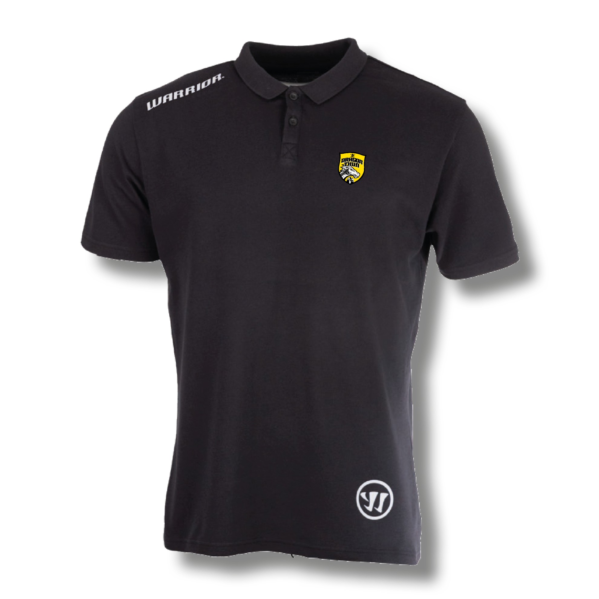 Image of WARRIOR POLO SHIRT STREET HC DRAGON SCHWARZ