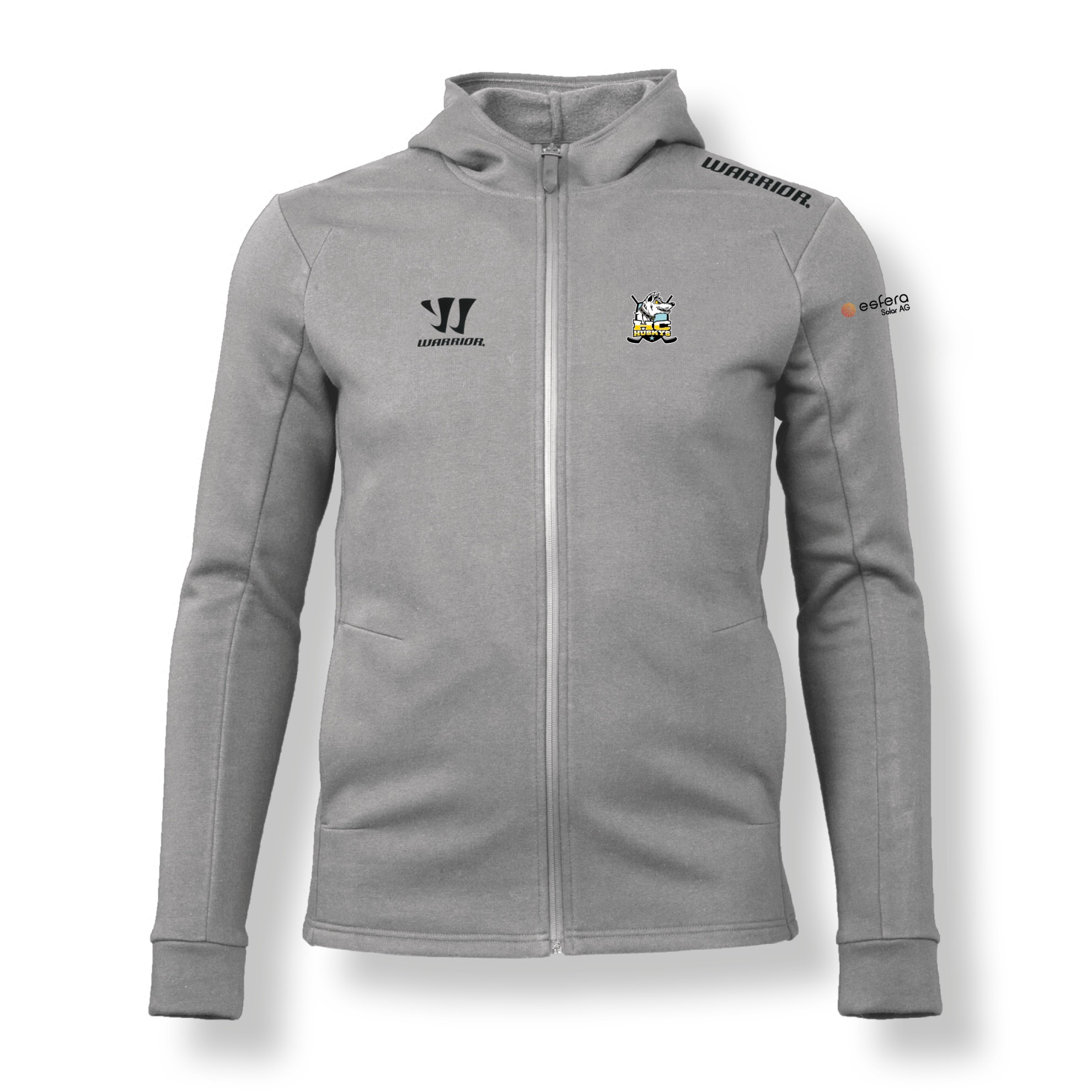 Image of WARRIOR ZIP HOODIE HC HUSKYS GRAU SR