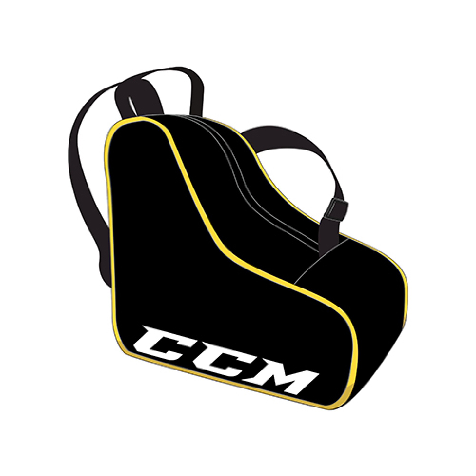Image of SKATE BAG / Taschenfarbe: schwarz/gelb / Taschengrösse: SR / Marke: CCM