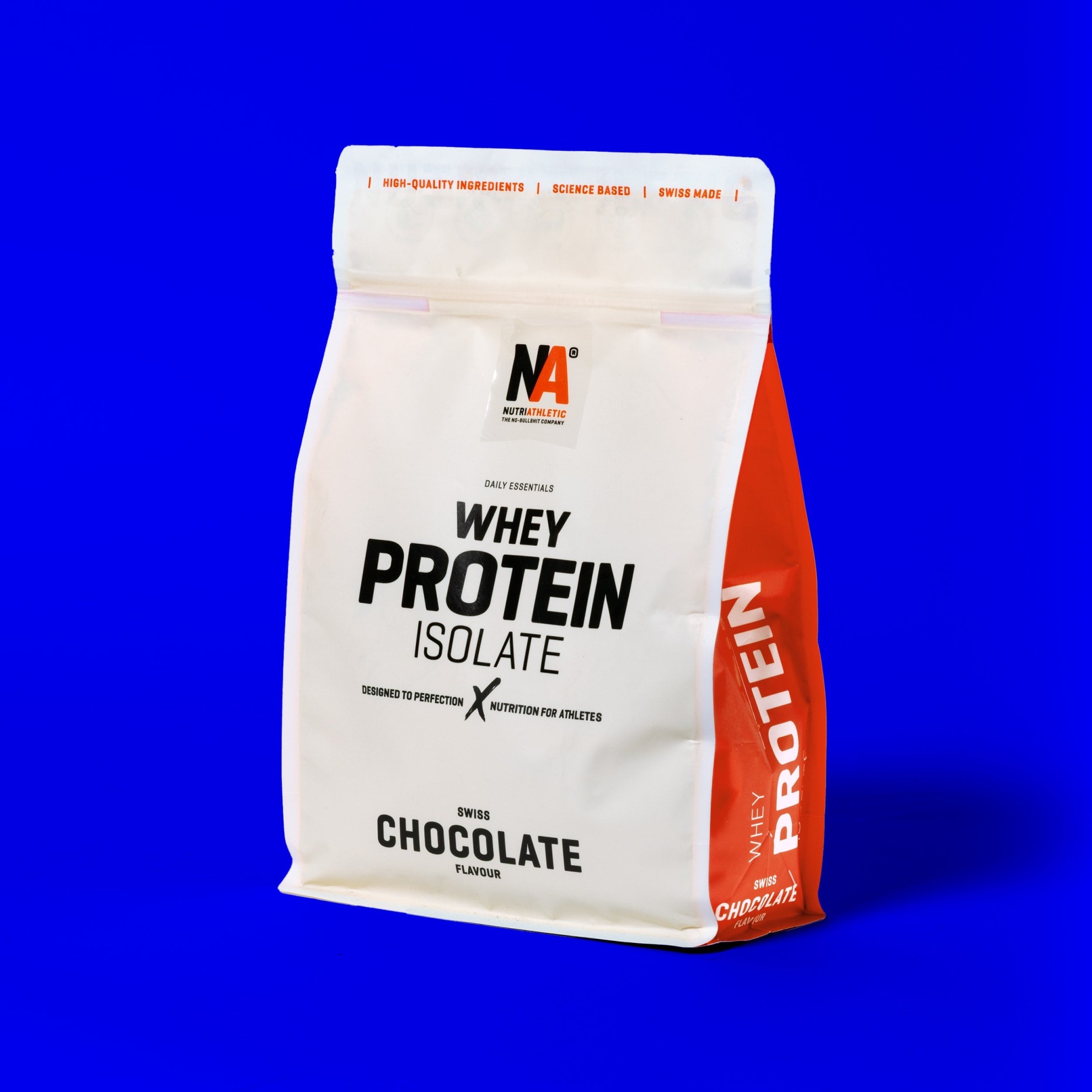 Image of NA WHEY PROTEIN ISOLATE SWISS CHOCOLATE, 800 G / Eigenschaft: Swiss Chocolate / Sportnahrung: Muskelaufbau und Kraftaufbau