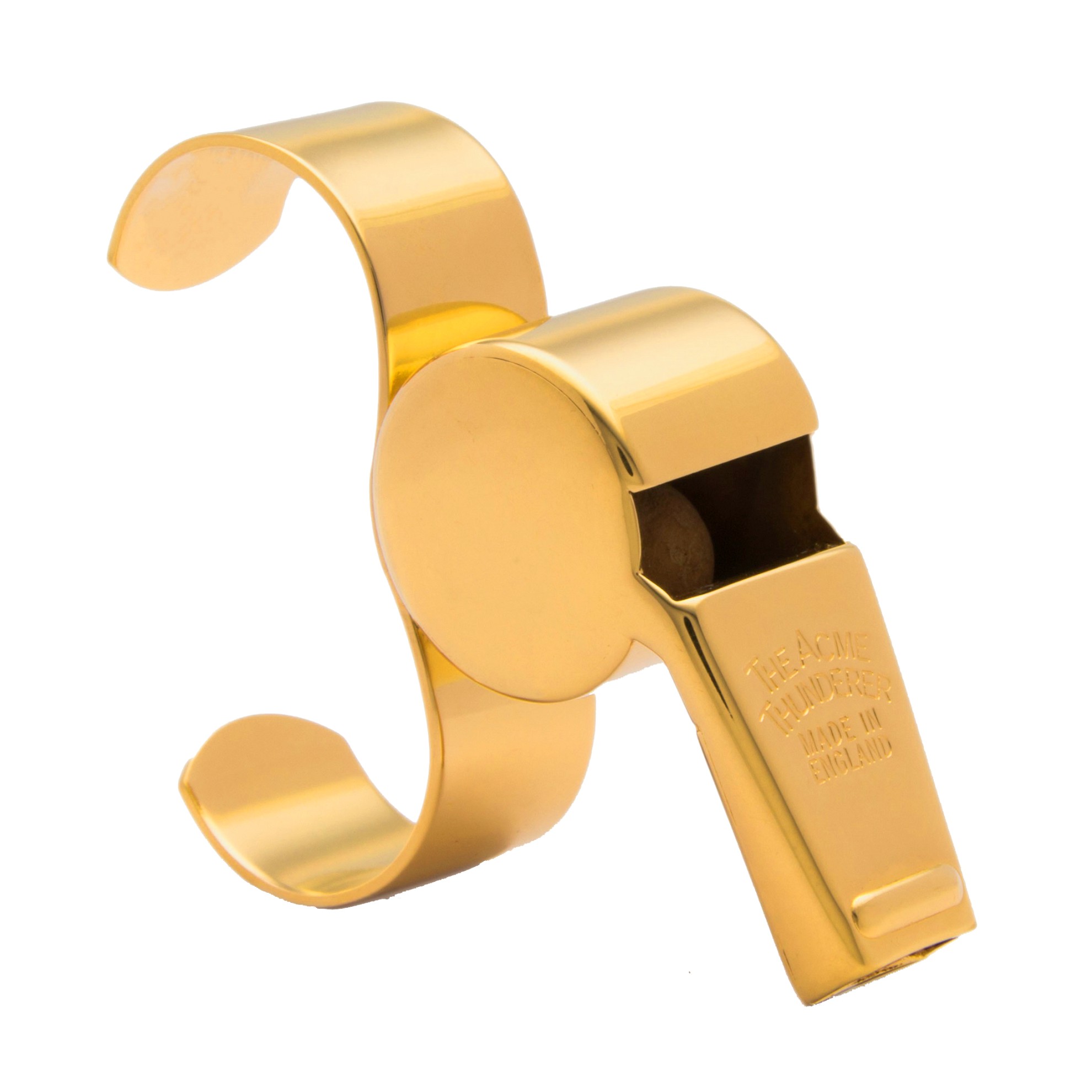 Image of SCHIEDSRICHTER-PFEIFE SIHF ZollNO REFS - NO GAMEZoll GOLD / Farbe: gold / Größe: M / Farbe: gold