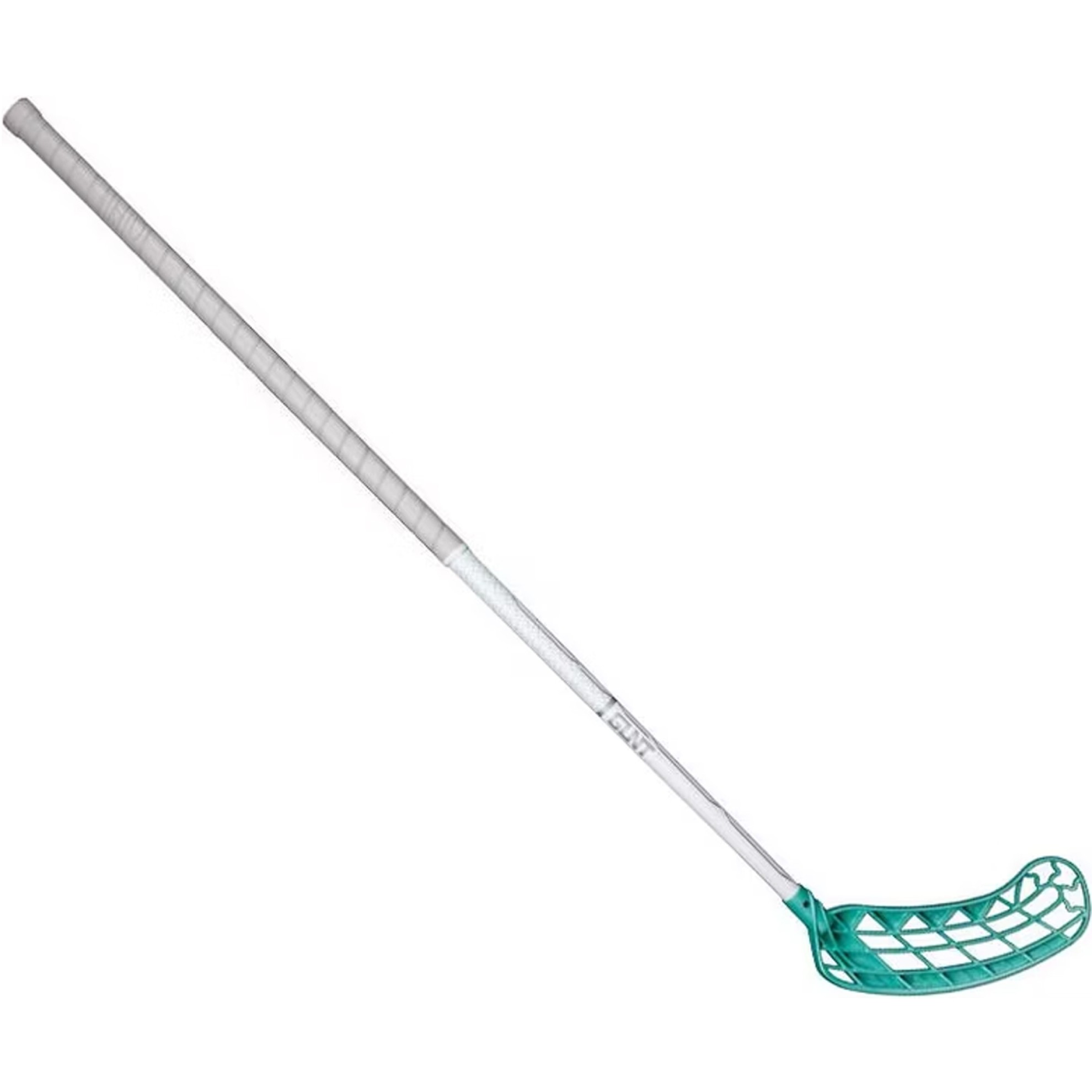 Image of Exel Galante 6 White/Teal / Stockart: rechts / Marke: EXEL / Farbe: white / Unihockey Härte: 32 / Unihockey Stockgrösse: 87