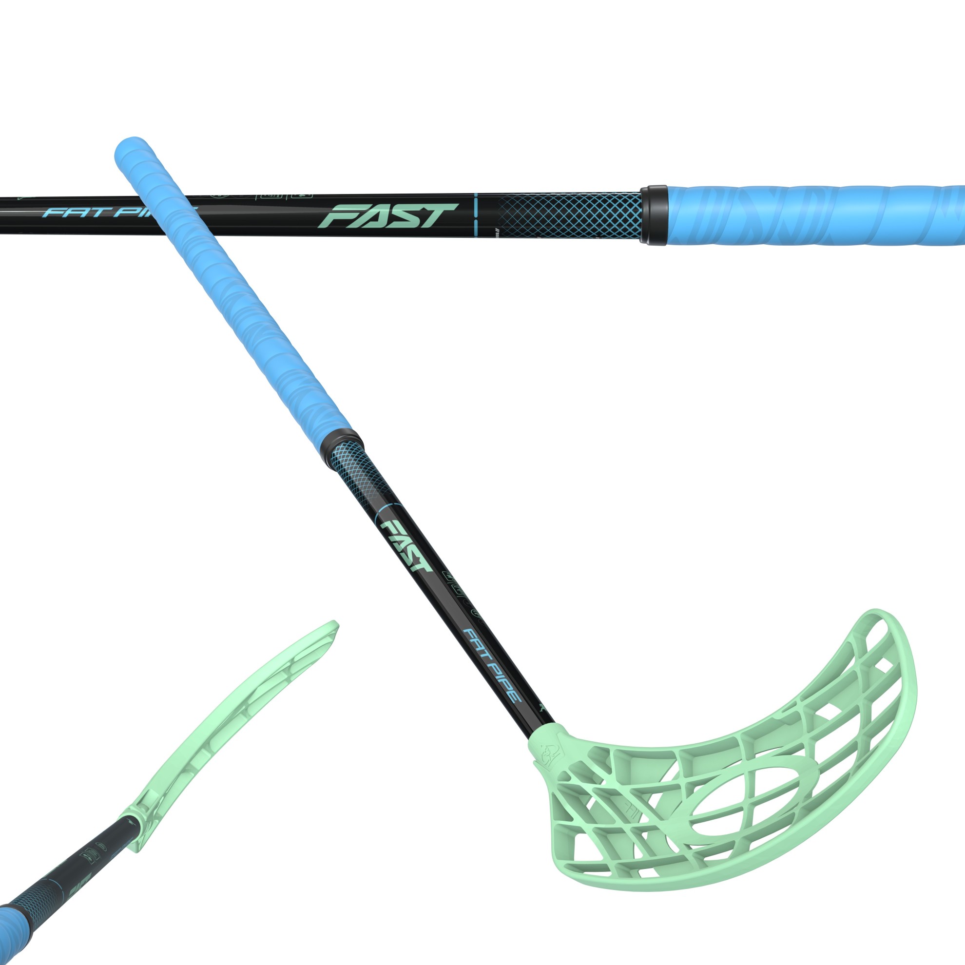 Image of FAST 34 / Stockart: Rechts / Farbe: Fresh Mint / Unihockey Härte: 34 / Unihockey Stockgrösse: 55