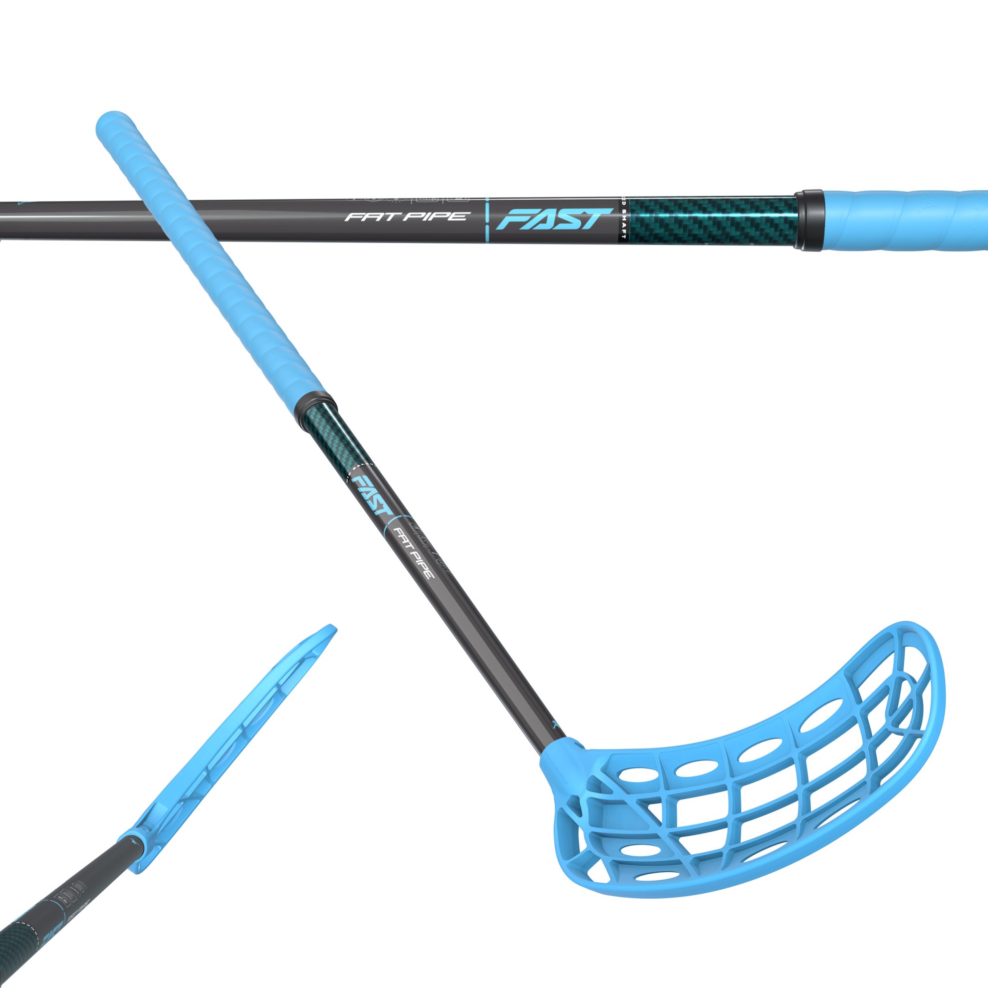 Image of FAST 33 BABY BLUE / Stockart: Rechts / Farbe: Baby Blue / Unihockey Härte: 33 / Unihockey Stockgrösse: 80