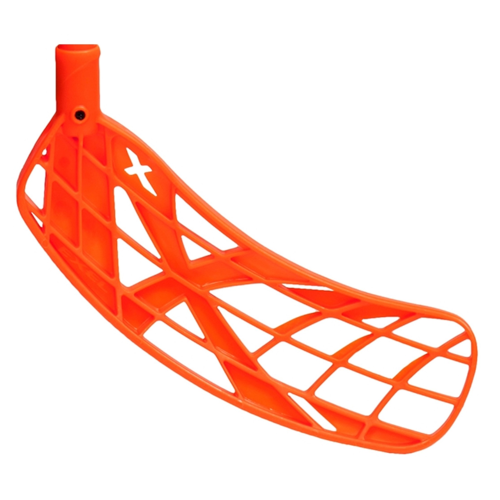 Image of X-BLADE NEON ORANGE / Stockart: Links / Farbe: neon orange / Unihockey Härte: medium