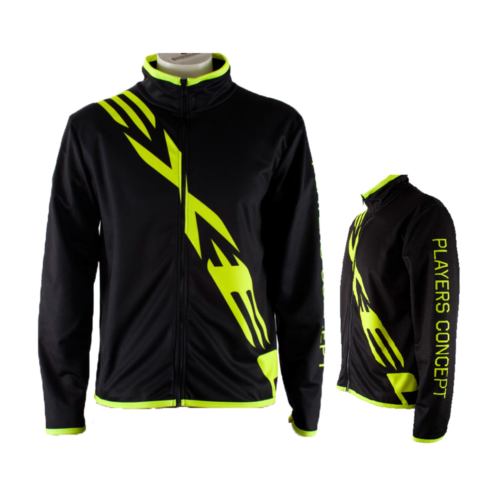 Image of GIANT ZIP JACKE 140 SCHWARZ/GELB / Farbe: schwarz/gelb / Größe: 140