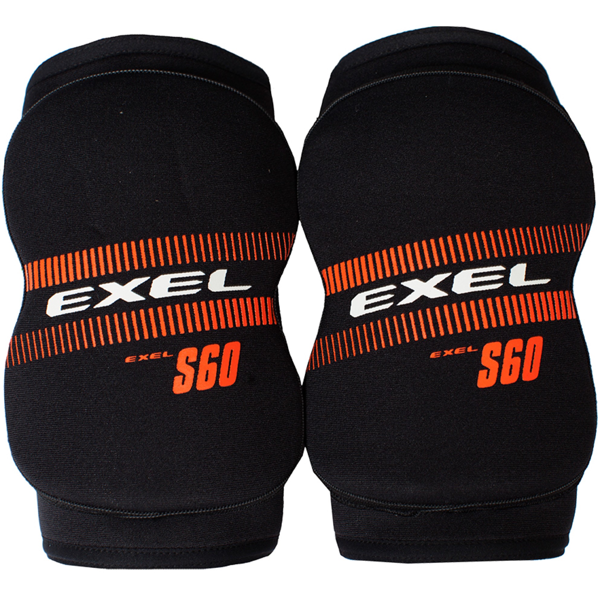 Image of Exel Kneeguard S60 black/orange JR / Größe: M