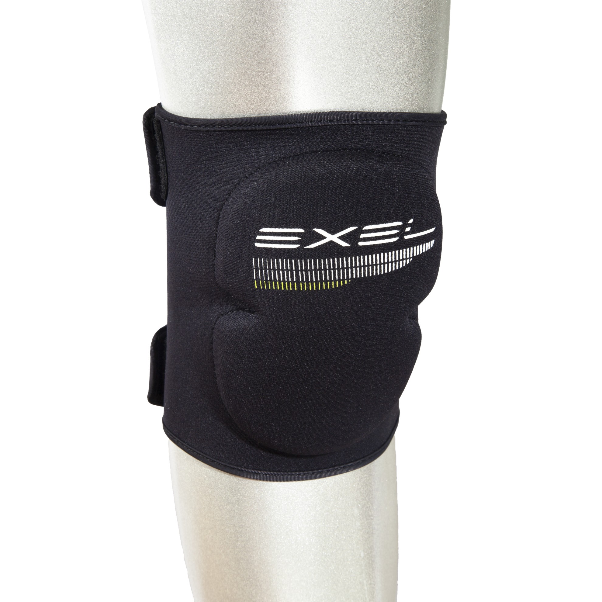 Image of EXEL KNEE GUARD TORNADO BLACK