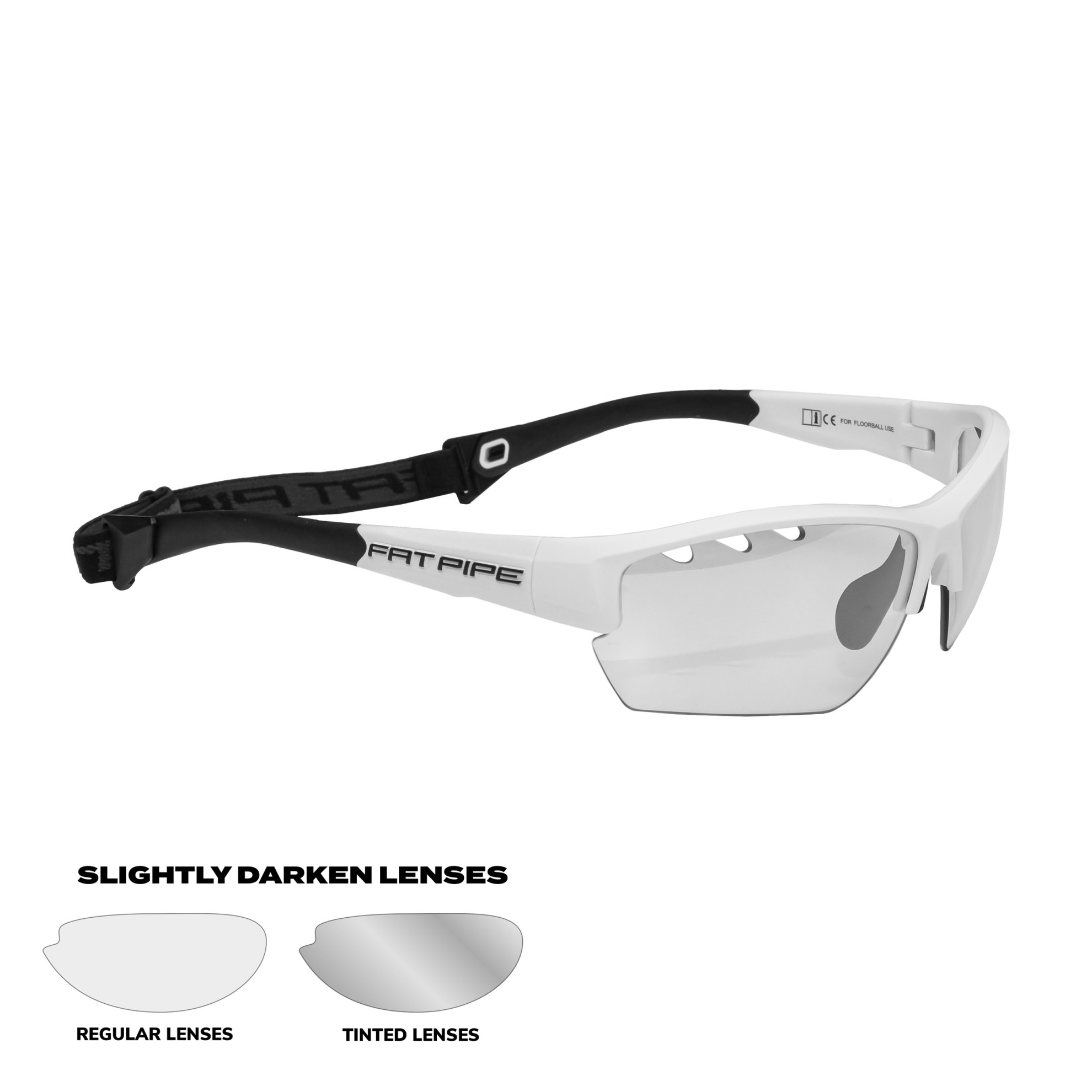 Image of EYEWEAR PROTECTIVE EAGLE EYE JR / Farbe: weiss/schwarz / Größe: JR