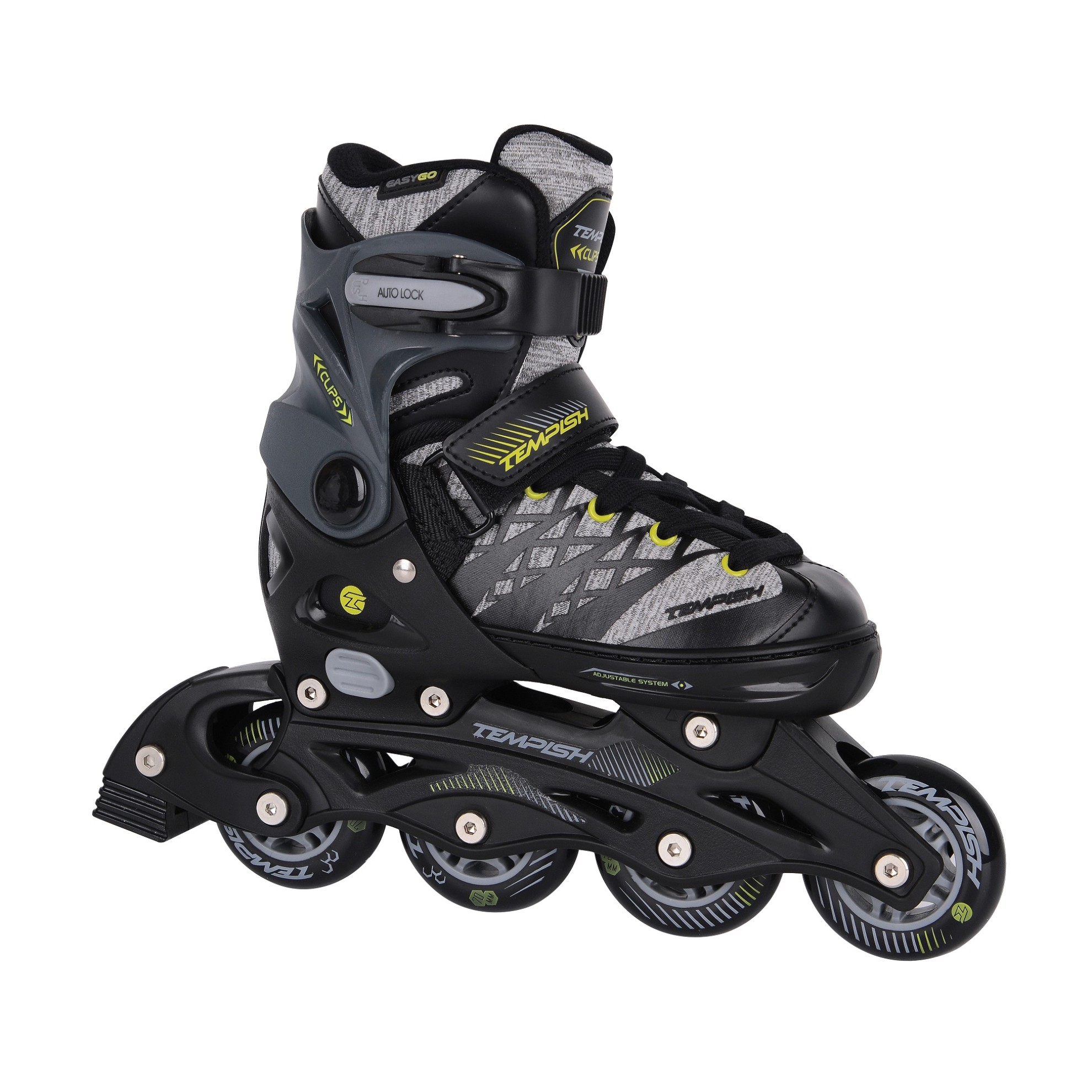 Image of INLINE CLIPS SCHWARZ/GRAU JR / EU: 29-32