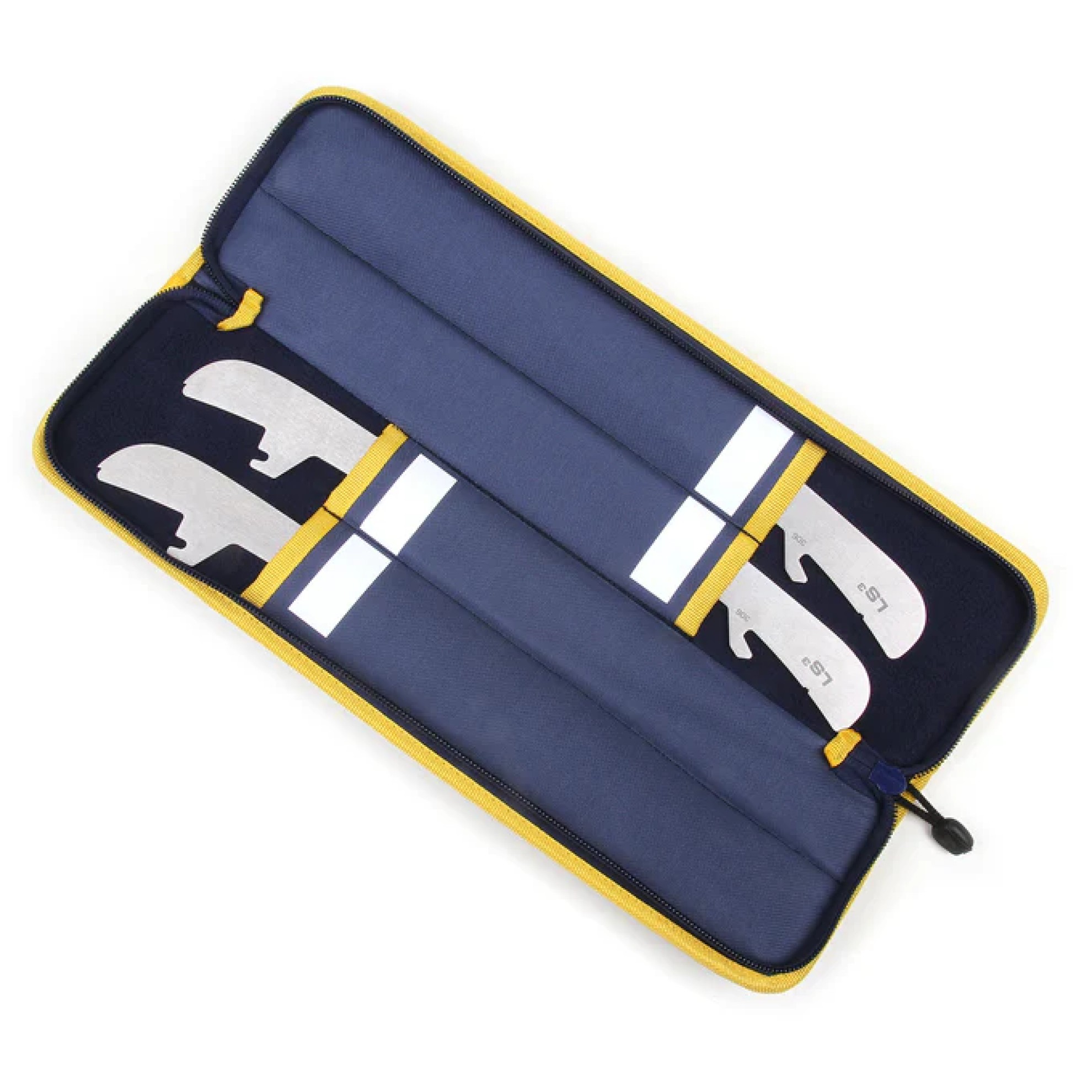 Image of KUFEN-ETUI BLAU/GELB / Farbe: schwarz