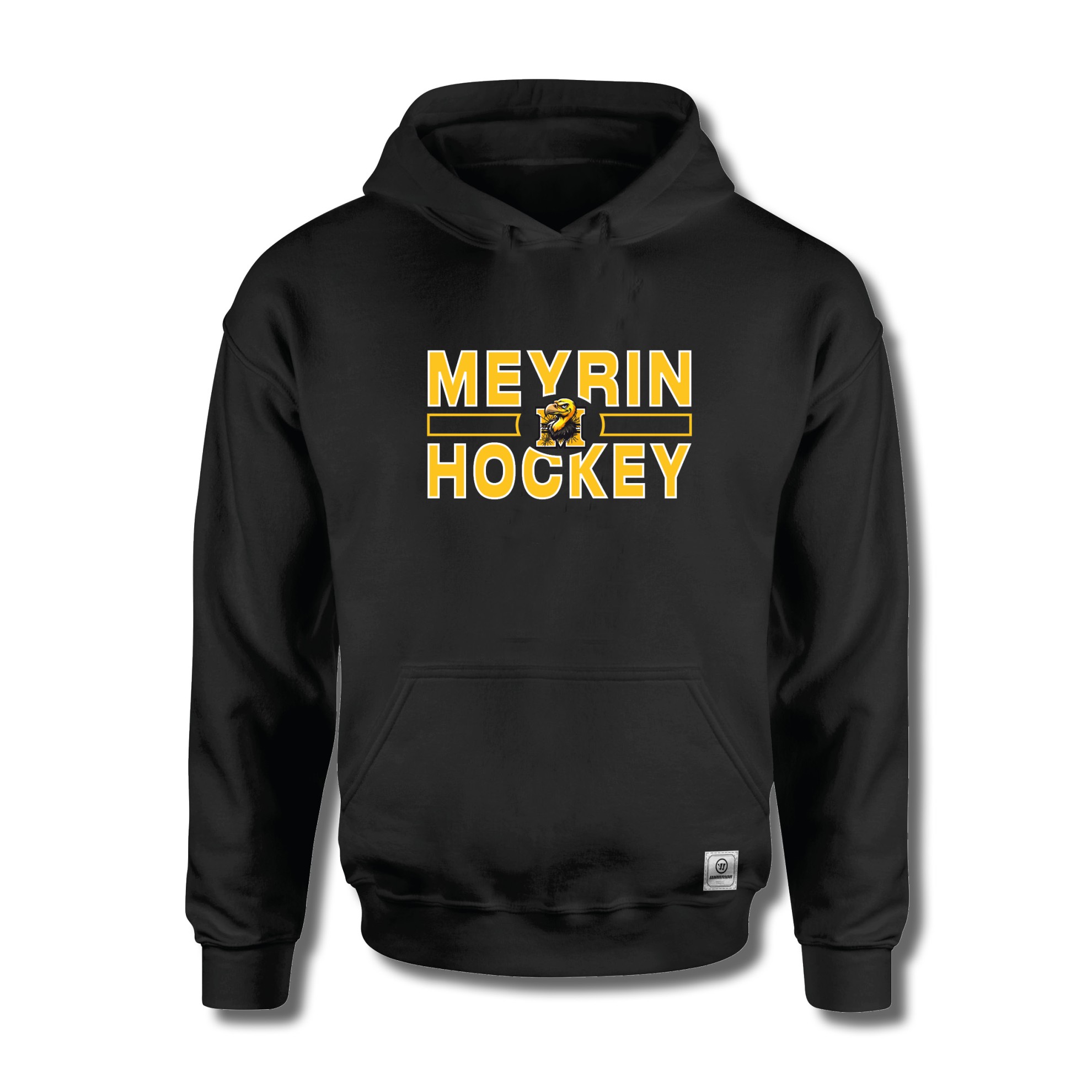 Image of HOODIE „MEYRIN HOCKEY“ NOIR SR / Farbe: schwarz / Größe: SR / Größe: 3XL / Marke: WARRIOR
