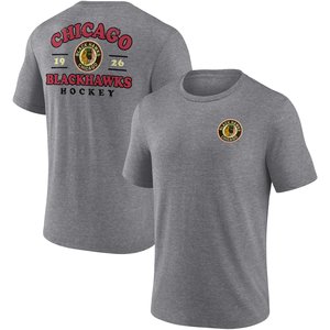 Triblend T-Shirt Chicago Blackhawks grey
